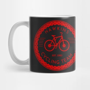 Hawkins Cycling Team III - Black - Funny Mug